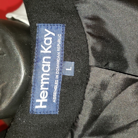 💘 HERMAN KAY WOOL BLEND DOUBLE-BREASTED PEA-COAT WOMENS SPORTS JACKET COAT - Picture 9 of 14